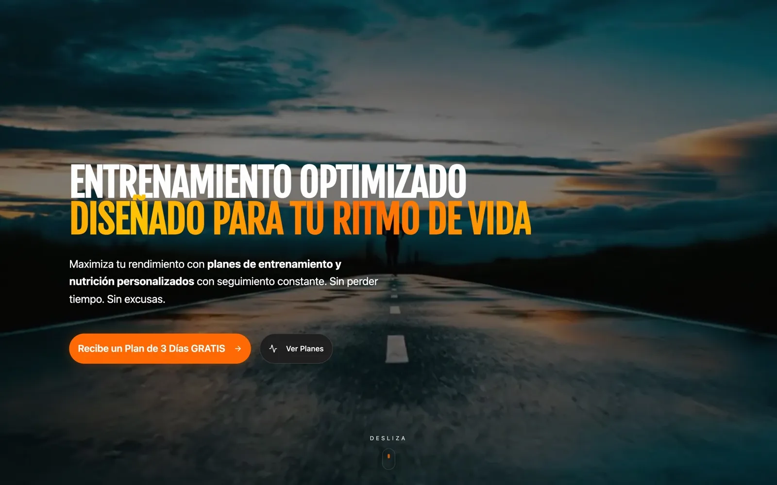 Sitio web de ActivaMente Fuerte, fitness · entrenamiento y nutrición en línea, en Panamá